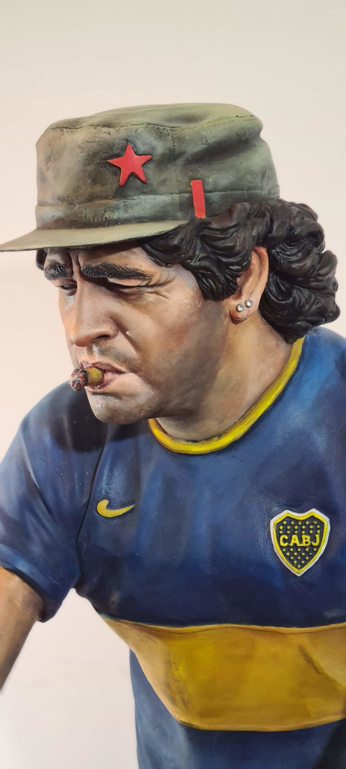 Diego Armando Maradona en la Bombonera